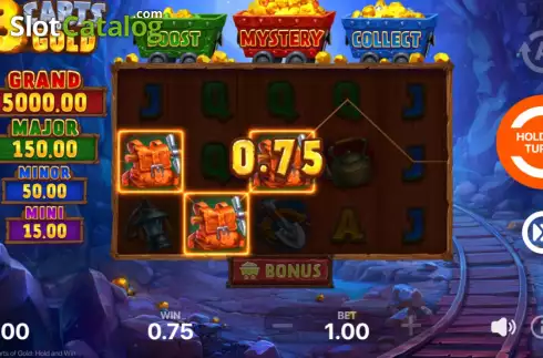 Скрин4. 3 Carts of Gold: Hold and Win слот