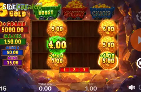 Скрин9. 3 Carts of Gold: Hold and Win слот