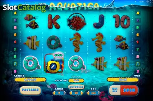 Скрин8. Aquatica слот