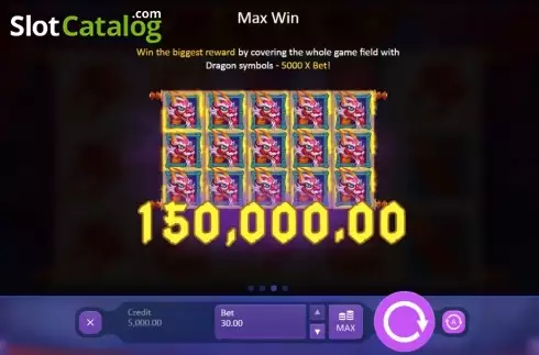 Скрин9. Dancing Dragon Spring Festival слот