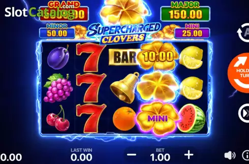 Скрин3. Supercharged Clovers: Hold and Win слот