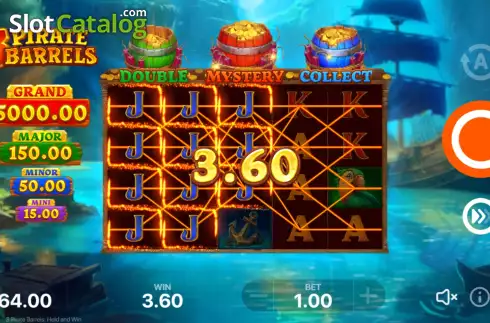 Скрин4. 3 Pirate Barrels слот