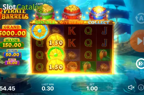 Скрин8. 3 Pirate Barrels слот