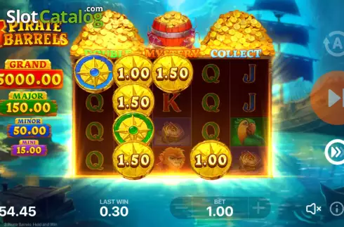 Скрин9. 3 Pirate Barrels слот