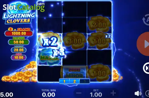 Скрин7. Lightning Clovers слот