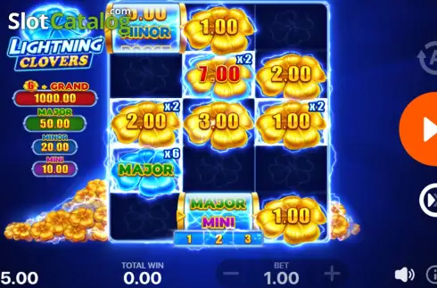 Скрин9. Lightning Clovers слот