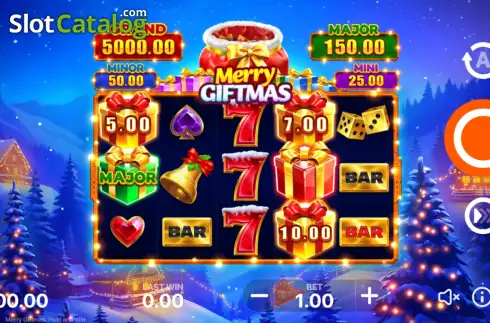 Скрин2. Merry Giftmas: Hold and Win слот