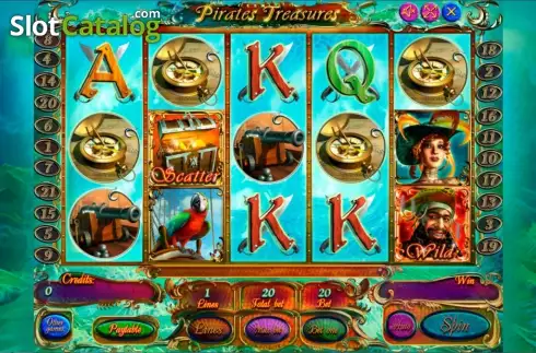 Скрин2. Pirates Treasures Deluxe слот