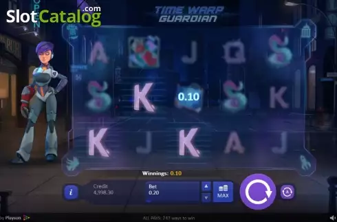 Скрин3. Time Warp Guardian слот