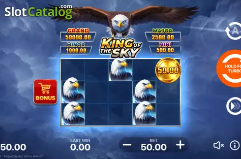 Скрин2. King of the Sky: Hit the Bonus слот