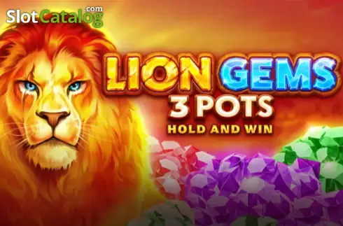 Lion Gems 3 Pots: Hold and Win слот