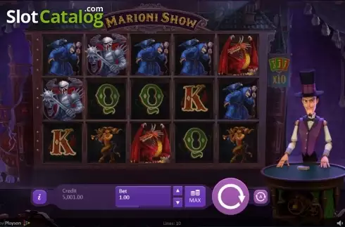 Скрин2. Marioni Show слот