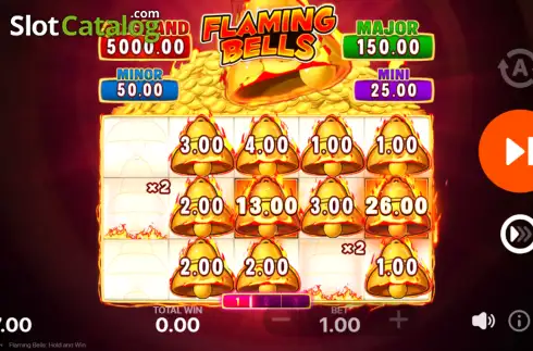 Скрин3. Flaming Bells слот