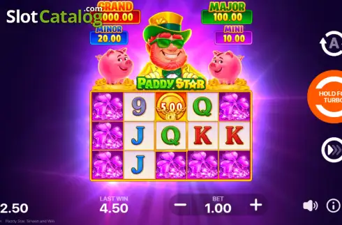 Скрин2. Paddy Star: Smash and Win слот
