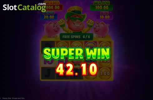 Скрин3. Paddy Star: Smash and Win слот