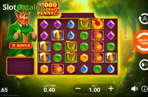 Скрин2. x1000 Golden Penny 2 слот