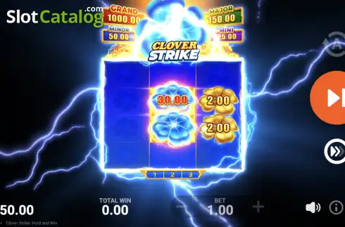 Скрин3. Clover Strike: Hold and Win слот