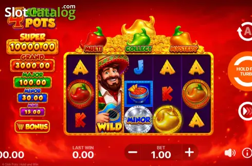 Скрин2. 4 Chili Pots: Hold and Win слот