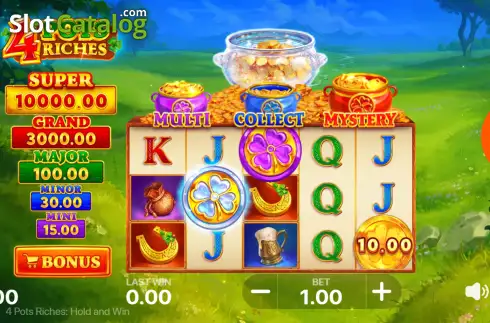 Скрин2. 4 Pots of Riches: Hold and Win слот