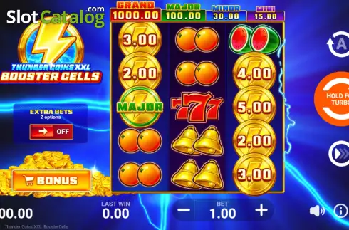 Скрин2. Thunder Coins XXL: Booster Cells слот