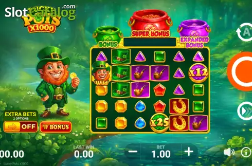 Скрин2. Lucky Pots x1000 слот