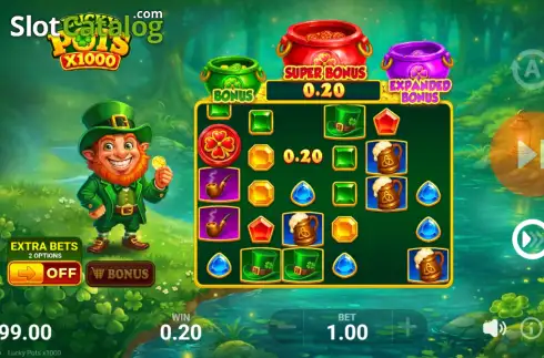 Скрин3. Lucky Pots x1000 слот