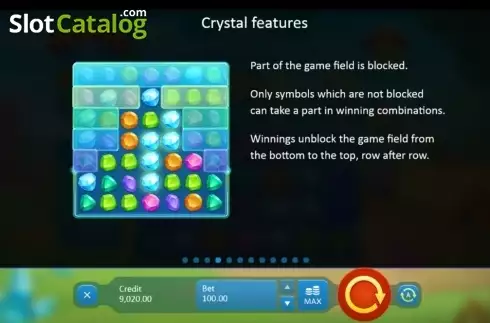 Скрин5. Crystal Land слот