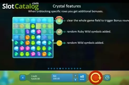 Скрин6. Crystal Land слот