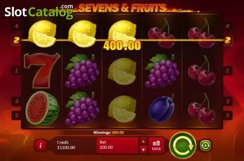 Скрин5. Sevens & Fruits слот
