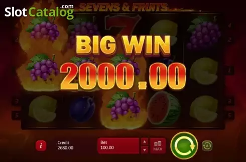 Скрин8. Sevens & Fruits слот
