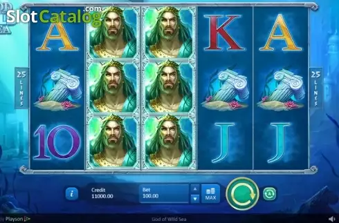 Скрин2. God of Wild Sea слот