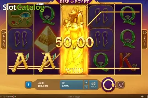 Скрин4. Rise of Egypt слот