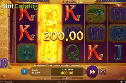 Скрин8. Rise of Egypt слот