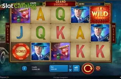 Скрин3. Chicago Gangsters слот