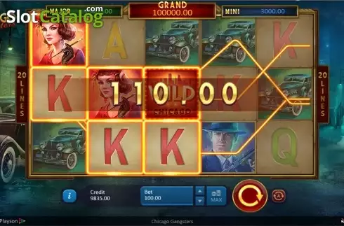 Скрин6. Chicago Gangsters слот