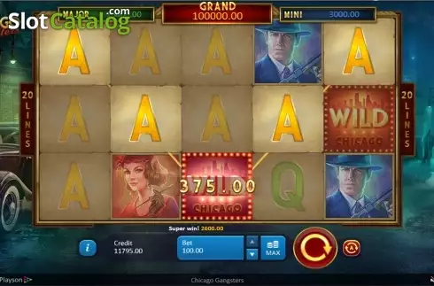 Скрин8. Chicago Gangsters слот