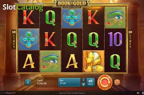 Скрин2. Book of Gold: Double Chance слот