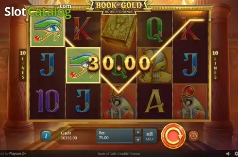 Скрин4. Book of Gold: Double Chance слот