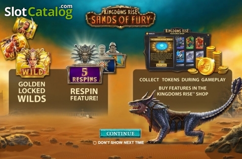 Скрин2. Kingdoms Rise: Sands of Fury слот