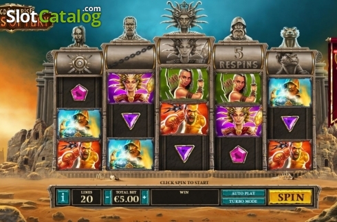 Скрин3. Kingdoms Rise: Sands of Fury слот