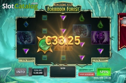 Скрин7. Kingdoms Rise: Forbidden Forest слот