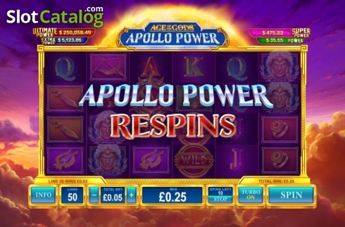 Скрин4. Age of the Gods: Apollo Power слот