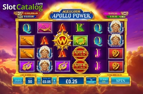 Скрин3. Age of the Gods: Apollo Power слот