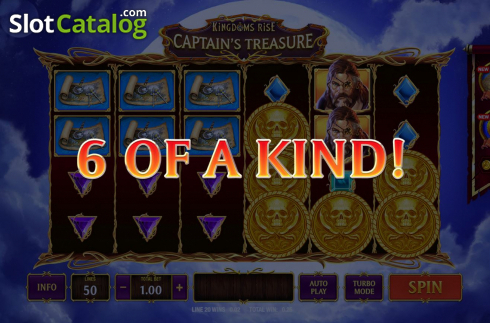 Скрин6. Kingdoms Rise: Captain's Treasure слот