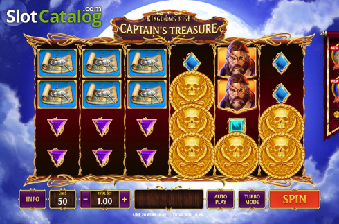 Скрин7. Kingdoms Rise: Captain's Treasure слот