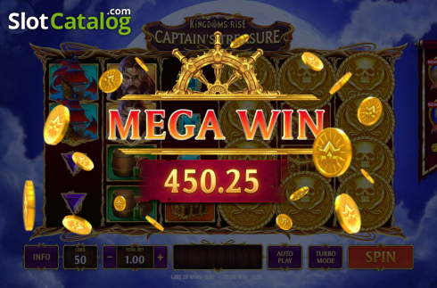 Скрин8. Kingdoms Rise: Captain's Treasure слот