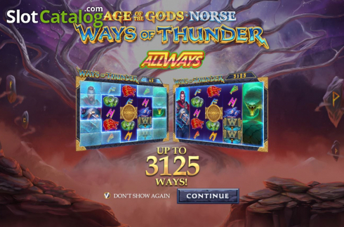 Скрин2. Age of the Gods: Norse - Ways of Thunder слот