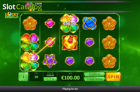 Скрин6. Lucky Emeralds слот