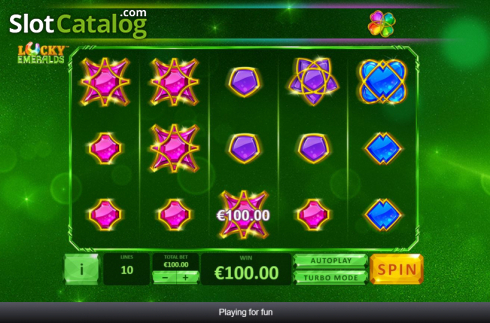 Скрин7. Lucky Emeralds слот
