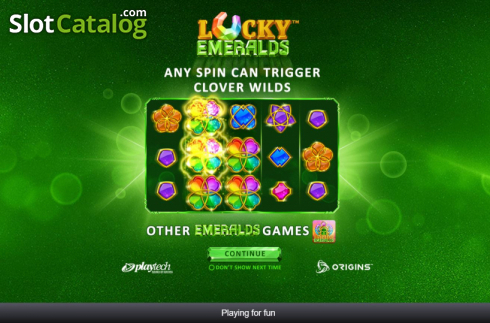Скрин2. Lucky Emeralds слот
